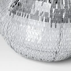 11"x13" Christmas 3D Disco Ball Shape Pillow With Silver Sequins - Wondershop™ -Christmas Sale Store GUEST 003ab8dc 8323 42a4 933a 5eec7cca03b3