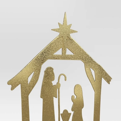 Christmas Metal Nativity Decor - Wondershop™ 2 Christmas Metal Nativity Decor - Wondershop™ - Image 2