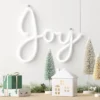 LED Battery Operated Christmas Neon Joy Hangable Sign White - Wondershop™ -Christmas Sale Store GUEST 0899b032 3de8 4615 ac88 1dd5658abbc1