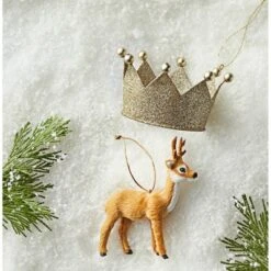 Metal Glitter Crown Christmas Tree Ornament - Wondershop™ -Christmas Sale Store GUEST 09398036 e7e6 4d59 8916 6043170a8682