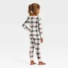 Toddler Plaid Ribbed Long Sleeve Shirt And Pants Holiday Matching Family Pajama Set - Wondershop™ Cream -Christmas Sale Store GUEST 0e882f75 f89a 49f4 bad4 e2701e2603bf