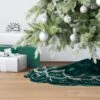 48" Christmas Dia Art Deco Embellished Soft Velvet Tree Skirt Green - Wondershop™ -Christmas Sale Store GUEST 12affb10 e877 485d 8bc1 1a56d521db60