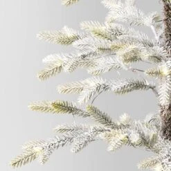 Pre-lit Flocked Balsam Fir Artificial Christmas Tree With Basket Base Warm White LED Lights - Wondershop™ -Christmas Sale Store GUEST 1375f341 c5b3 4593 a207 a71107c3fefa