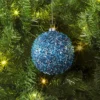 4" Christmas Chunkey Glitter Ball Ornament Light Blue - Wondershop™ -Christmas Sale Store GUEST 19762db1 5fb9 4709 baa1 3e4b42ed675a