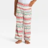 Toddler "Let It Snow" Fair Isle Microfleece Holiday Matching Family Pajama Pants - Wondershop™ Cream -Christmas Sale Store GUEST 1b3d773f dacf 4d79 a124 4539415ae220