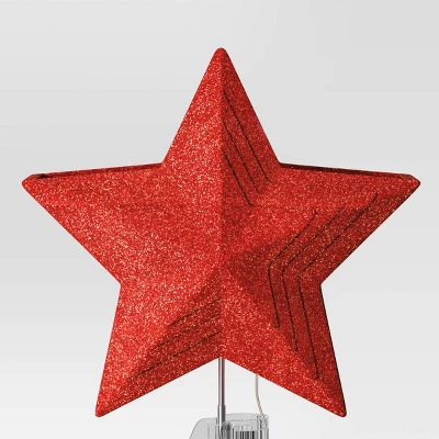 10" Lit-Led Red Star Projects Gingerbread/Candy Cane/Snowflakes Christmas Tree Topper - Wondershop™ 3 10" Lit-Led Red Star Projects Gingerbread/Candy Cane/Snowflakes Christmas Tree Topper - Wondershop™ - Image 3