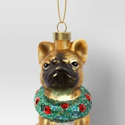 4" Christmas Glass Bulldog Ornament - Wondershop™ -Christmas Sale Store GUEST 1dd6fef3 4c48 493f a88a a0d74261b2c4