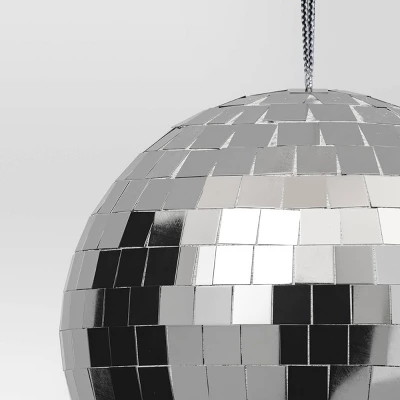 Wrap Essentials Christmas Silver Disco Ball - Wondershop™ 2 Wrap Essentials Christmas Silver Disco Ball - Wondershop™ - Image 2