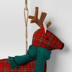 Christmas Fabric Deer Ornament Red Plaid - Wondershop™ -Christmas Sale Store GUEST 22b71528 10a0 4de8 9497 ca4cd3d4735a