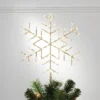 15.5" Pre-lit LED Metal Snowflake Christmas Tree Topper Champagne Gold With Warm White Lights - Wondershop™: Indoor Decor: Indoor Decor -Christmas Sale Store GUEST 2379739c 3a7a 4e7b 9864 db360a74375d