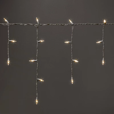 70ct LED Christmas Icicle Lights With White Wire - Wondershop™ 6 70ct LED Christmas Icicle Lights With White Wire - Wondershop™ - Image 6