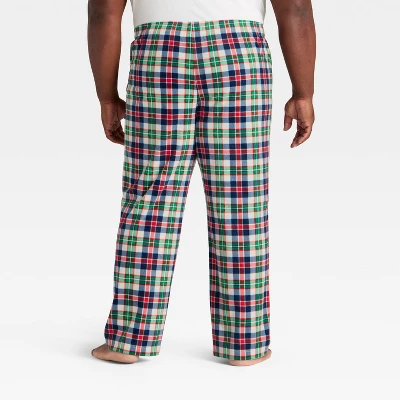 Men's Plaid Microfleece Holiday Matching Family Pajama Pants - Wondershop™ 1 Men's Plaid Microfleece Holiday Matching Family Pajama Pants - Wondershop™