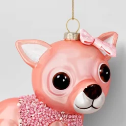 Christmas Glass Pink Chihuahua Ornament - Wondershop™ -Christmas Sale Store GUEST 27ce0482 9406 4220 8222 e500b36520f9
