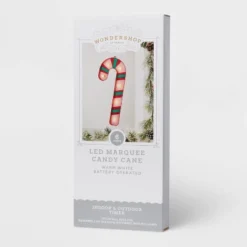 LED Marquee Candy Cane Christmas Novelty Silhouette Light - Wondershop™ -Christmas Sale Store GUEST 2b8d99bd 61e3 4216 9e50 207de48aee8b