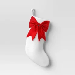 21" White Stocking With 3D Bow Decor - Wondershop™ 8 21" White Stocking With 3D Bow Decor - Wondershop™ -Christmas Sale Store GUEST 2e0a57a5 fba7 45de a5e2 d5a8d67f5c2e