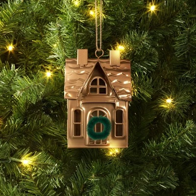 Christmas Bronze Finish 2 Chimney House Ornament - Wondershop™ 1 Christmas Bronze Finish 2 Chimney House Ornament - Wondershop™
