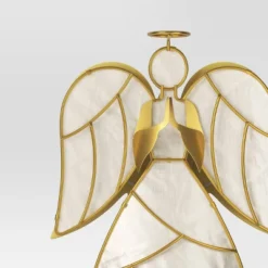 13.25" Pre-lit Angel Christmas Tree Topper Gold/White - Wondershop™ -Christmas Sale Store GUEST 36a4c567 ad1c 4eb6 aac5 7960f25b0003
