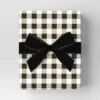 30” 25 Sq Ft Christmas Roll Wrap Cream/White/Black Gingham Check - Wondershop™ -Christmas Sale Store GUEST 3bccc1cb 5e67 44f1 b0b5 42162869aa39