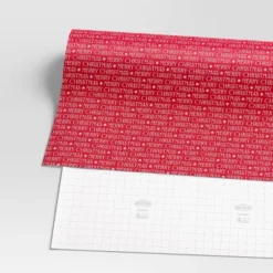 30" 50 Sq Ft Christmas Roll Wrap Merry Christmas On Red - Wondershop™ -Christmas Sale Store GUEST 3c4574c7 465a 4590 b9c5 6f98e757c317