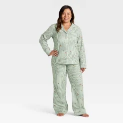 Women's Gingerbread Striped Flannel Long Sleeve Shirt And Pants Holiday Matching Family Pajama Set - Wondershop™ Cream 8 Women's Gingerbread Striped Flannel Long Sleeve Shirt And Pants Holiday Matching Family Pajama Set - Wondershop™ Cream -Christmas Sale Store GUEST 400dd5e1 819c 4ffe 96f7 2a2143ba3de6