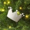 Christmas Metal Glitter Crown Christmas Tree Ornament White - Wondershop™ -Christmas Sale Store GUEST 403cead0 3f6b 4ce8 a4da 05f52b26c3b7