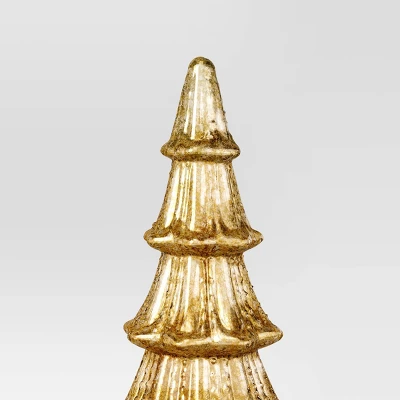 14" Christmas Mercury Lit Glass Tiered Tree Decor - Wondershop™ 3 14" Christmas Mercury Lit Glass Tiered Tree Decor - Wondershop™ - Image 3