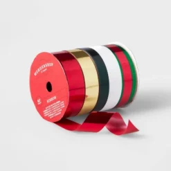 5 End Flat Christmas Ribbon 40' - Wondershop™ -Christmas Sale Store GUEST 46df1e84 7542 439a 97a3 5cca8302e487