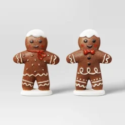 2pk Christmas Ceramic Gingerbread Decor - Wondershop™ -Christmas Sale Store GUEST 4811a438 da35 497a bb2b 26370fbb21de