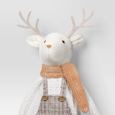 Christmas Fabric Reindeer Figural Boy - Wondershop™ 2 Christmas Fabric Reindeer Figural Boy - Wondershop™ - Image 2