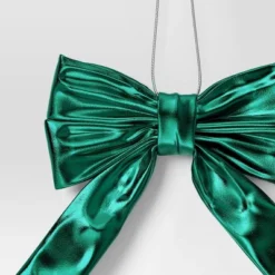 6.75" Christmas Metallic Bow Ornament Green - Wondershop™ -Christmas Sale Store GUEST 4a324a37 3afc 4ef0 b324 9b012c8e77ad