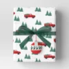 40" 125 Sq Ft Christmas Roll Wrap Trucks And Trees On White - Wondershop™ -Christmas Sale Store GUEST 4c46ab1a 29c6 421b 8d2a 74fd44b80780