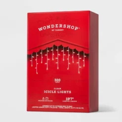 300ct Incandescent Mini Christmas Icicle Lights With White Wire - Wondershop™ -Christmas Sale Store GUEST 4ce9237b 04e4 40bf a8ab 62354b390c30