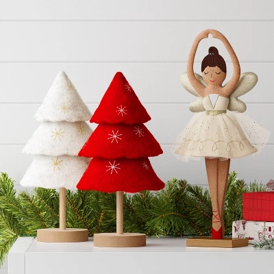 Christmas Fabric Sugar Plum Fairy Decor - Wondershop™ 1 Christmas Fabric Sugar Plum Fairy Decor - Wondershop™