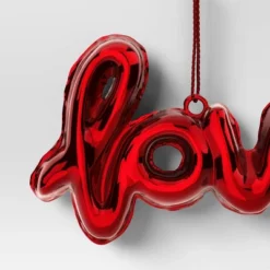 4" Christmas Metallic "Love" Ornament Red - Wondershop™ 3 4" Christmas Metallic "Love" Ornament Red - Wondershop™ -Christmas Sale Store GUEST 4f9d0d2e a0d0 4616 83aa cb9e51c43dfc