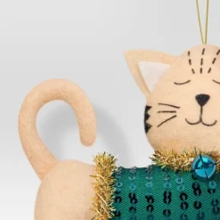 4" Christmas Cat Green Sweater Ornament - Wondershop™ 3 4" Christmas Cat Green Sweater Ornament - Wondershop™ -Christmas Sale Store GUEST 5384bcd3 5660 4e1b aee6 c70040eaf46e