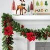 6' Cedar With Poinsettia Flowers And Pinecones Christmas Artificial Garland - Wondershop™: Traditional Decor, Indoor/Sheltered Outdoor Use 7 6' Cedar With Poinsettia Flowers And Pinecones Christmas Artificial Garland - Wondershop™: Traditional Decor, Indoor/Sheltered Outdoor Use -Christmas Sale Store GUEST 552dcef4 adda 4172 9fc5 3e3973680479