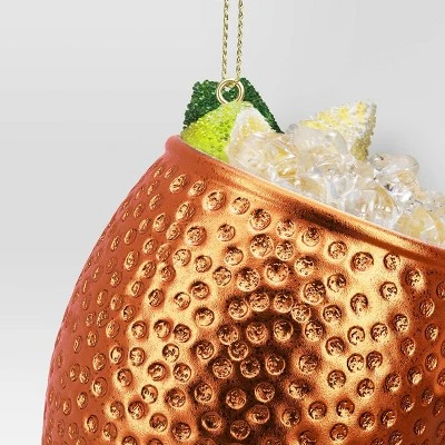 Christmas Resin Moscow Mule Ornament - Wondershop™ 2 Christmas Resin Moscow Mule Ornament - Wondershop™ - Image 2