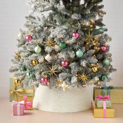 Christmas Rolled Up Tree Collar Cream - Wondershop™ 1 Christmas Rolled Up Tree Collar Cream - Wondershop™