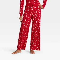 Women's Santa Print Ribbed Holiday Matching Family Pajama Pants - Wondershop™ Red -Christmas Sale Store GUEST 60238722 c3e7 4407 a384 2986ff4dac99