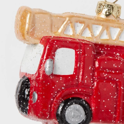 Fire Truck Christmas Tree Ornament Red - Wondershop™ 2 Fire Truck Christmas Tree Ornament Red - Wondershop™ - Image 2