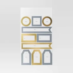 50ct Christmas Peel And Stick Gift Tags Metallic Gold/Silver - Wondershop™ -Christmas Sale Store GUEST 60d23177 e834 4182 8a88 30bf7a9f950f