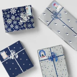 70ct Christmas Holiday Cheer Peel And Stick Gift Tags Multi - Wondershop™