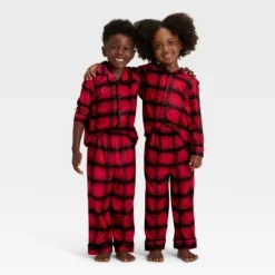 Toddler Plaid Long Sleeve Shirt And Pants Holiday Matching Family Pajama Set - Wondershop™ Red/Black -Christmas Sale Store GUEST 62509015 649b 4a9a 9c37 9de6f8cf4b17