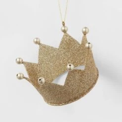 Metal Glitter Crown Christmas Tree Ornament - Wondershop™ -Christmas Sale Store GUEST 64059e8e 4083 4378 860d a2c854036cdc