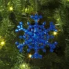 5" Christmas Blue Plastic Snowflake Ornament - Wondershop™ -Christmas Sale Store GUEST 6455bb8d b596 4069 96e8 5479d23e0ec9