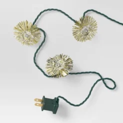 20ct Christmas Tinsel Lights Gold With Warm White Lights With Green Wire - Wondershop™ 5 20ct Christmas Tinsel Lights Gold With Warm White Lights With Green Wire - Wondershop™ -Christmas Sale Store GUEST 6486fa41 58f8 4962 88df f429af3d78e3