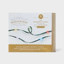 50ct LED Heavy Duty Dewdrop Christmas Indoor Fairy String Lights With Green Wire - Wondershop™ -Christmas Sale Store GUEST 6997bc27 7da0 4b12 aa1c d0b9ca0ade68