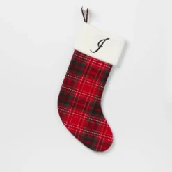 20" Plaid Monogram Christmas Holiday Stocking With Faux Fur Cuff Red/Green/White - Wondershop™ 30 20" Plaid Monogram Christmas Holiday Stocking With Faux Fur Cuff Red/Green/White - Wondershop™ -Christmas Sale Store GUEST 6a0330f4 5115 4749 a47d 6ff81c6c2798