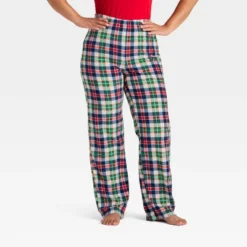 Women's Plaid Microfleece Holiday Matching Family Pajama Pants - Wondershop™ Cream -Christmas Sale Store GUEST 6a63793d fb40 442b b6b1 31380154a49b
