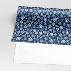 30” 25 Sq Ft Christmas Roll Wrap White Snowflakes On Blue - Wondershop™ -Christmas Sale Store GUEST 6a86e188 1bc3 4755 a029 56ae76877288